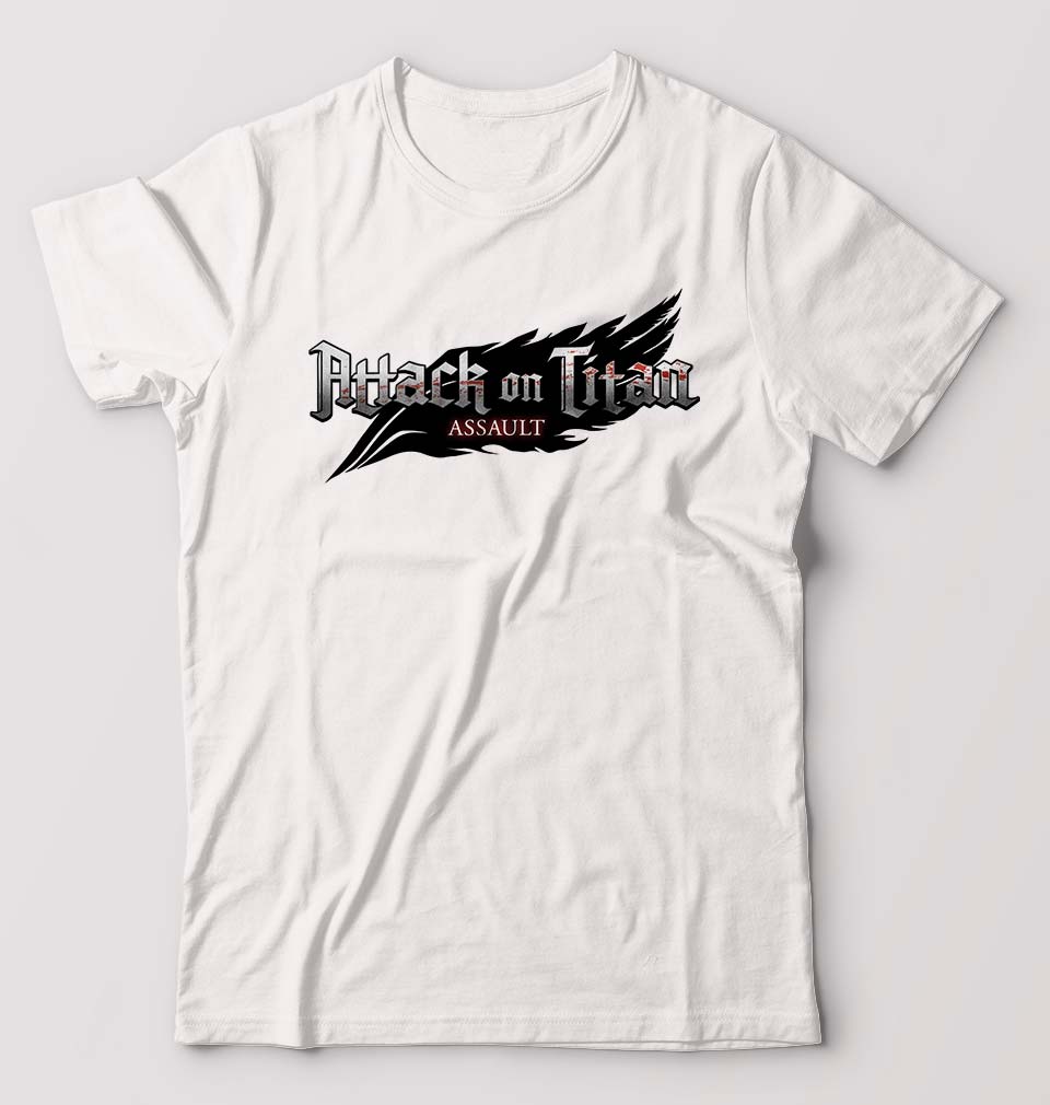 Attack on Titan T-Shirt for Men-White-Ektarfa.online