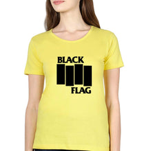 Load image into Gallery viewer, Black Flag T-Shirt for Women-Yellow-Ektarfa.online
