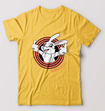Load image into Gallery viewer, Domrebel Bunny T-Shirt for Men-Golden Yellow-Ektarfa.online
