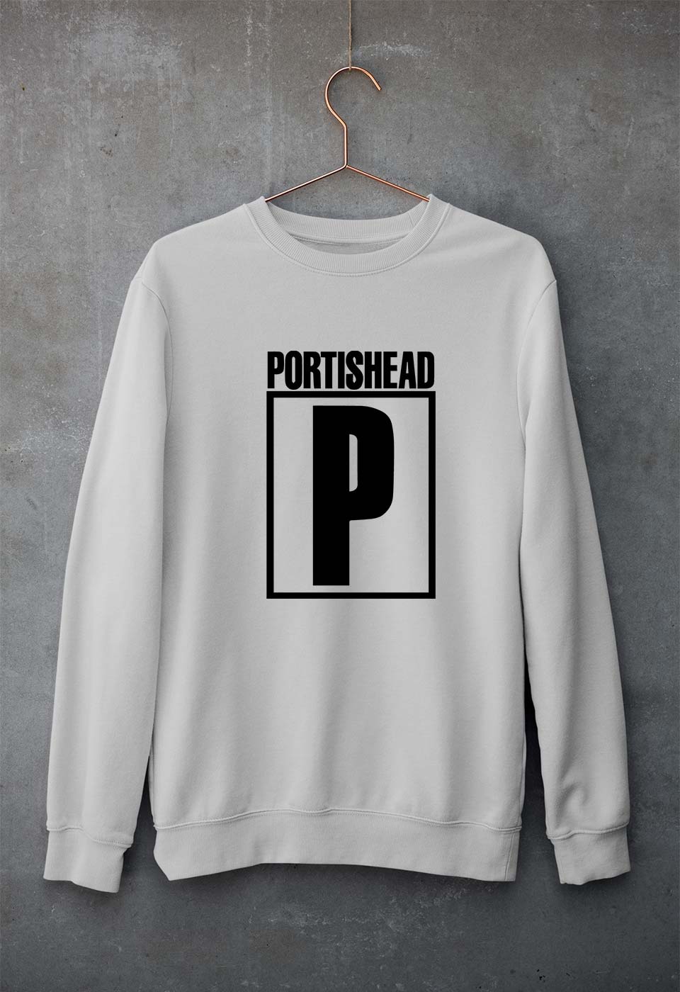 Portishead Unisex Sweatshirt for Men/Women-Grey Melange-Ektarfa.online