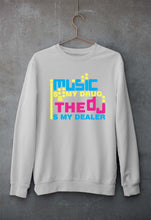 Load image into Gallery viewer, Music Unisex Sweatshirt for Men/Women-S(40 Inches)-Grey Melange-Ektarfa.online
