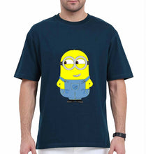 Load image into Gallery viewer, Minion Oversized T-Shirt for Men-Petrol Blue-Ektarfa.online
