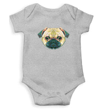 Load image into Gallery viewer, TRIANGLE_DOG Kids Romper For Baby Boy/Girl-0-5 Months(18 Inches)-Grey-Ektarfa.online
