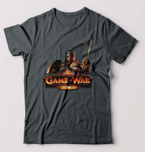 Load image into Gallery viewer, Game of War T-Shirt for Men-S(38 Inches)-Steel Grey-Ektarfa.online
