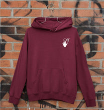 Load image into Gallery viewer, off white Unisex Hoodie for Men/Women-S(40 Inches)-Maroon-Ektarfa.online
