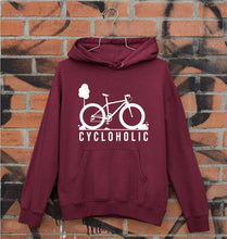 Load image into Gallery viewer, Cycloholic Unisex Hoodie for Men/Women-Maroon-Ektarfa.online

