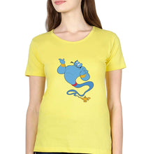 Load image into Gallery viewer, Aladdin Genie(Jinn) T-Shirt for Women-Yellow-Ektarfa.online
