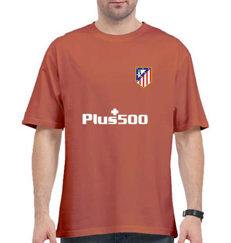 Atletico Madrid 2021-22 Oversized T-Shirt for Men-Coral-Ektarfa.online