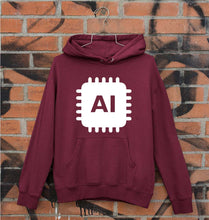 Load image into Gallery viewer, Artificial intelligence (AI) Unisex Hoodie for Men/Women-Maroon-Ektarfa.online
