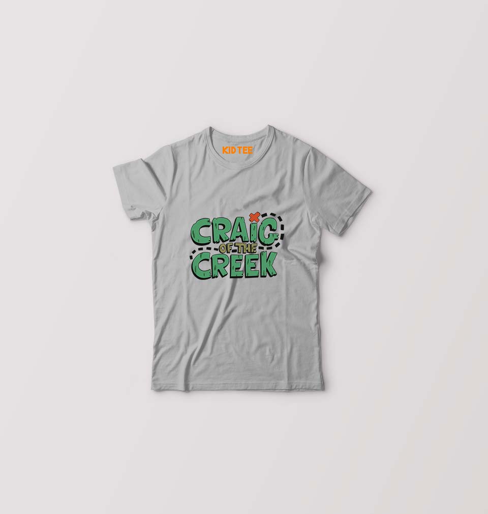 Craig of the Creek Kids T-Shirt for Boy/Girl-Grey-Ektarfa.online