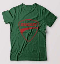 Load image into Gallery viewer, Ducati T-Shirt for Men-S(38 Inches)-Bottle Green-Ektarfa.online
