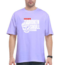 Load image into Gallery viewer, Stone Cold Steve Austin (WWE) Oversized T-Shirt for Men-Lavender-Ektarfa.online

