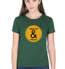 Load image into Gallery viewer, Muslim T-Shirt for Women-XS(32 Inches)-Dark Green-Ektarfa.online
