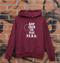 Load image into Gallery viewer, PUBG Keep Calm And Play Pubg Unisex Hoodie for Men/Women-Maroon-Ektarfa.online
