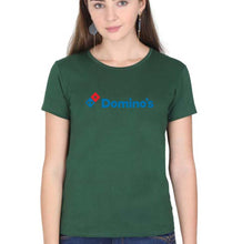 Load image into Gallery viewer, Domino&#39;s T-Shirt for Women-Dark Green-Ektarfa.online
