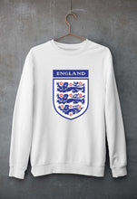 Load image into Gallery viewer, England Football Unisex Sweatshirt for Men/Women-S(40 Inches)-White-Ektarfa.online
