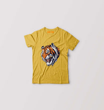 Load image into Gallery viewer, Tiger Kids T-Shirt for Boy/Girl-Golden Yellow-Ektarfa.online
