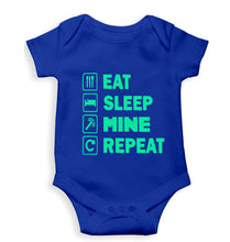 Load image into Gallery viewer, Minecraft Kids Romper For Baby Boy/Girl-0-5 Months(18 Inches)-Royal Blue-Ektarfa.online
