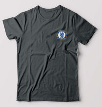 Load image into Gallery viewer, Chelsea Logo T-Shirt for Men-S(38 Inches)-Steel grey-Ektarfa.online
