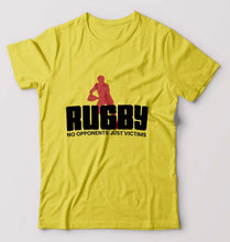 Load image into Gallery viewer, Rugby T-Shirt for Men-Yellow-Ektarfa.online
