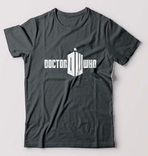 Load image into Gallery viewer, Doctor Who T-Shirt for Men-S(38 Inches)-Steel grey-Ektarfa.online
