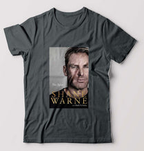 Load image into Gallery viewer, Shane Warne T-Shirt for Men-S(38 Inches)-Steel grey-Ektarfa.online
