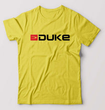 Load image into Gallery viewer, Duke T-Shirt for Men-S(38 Inches)-Yellow-Ektarfa.online
