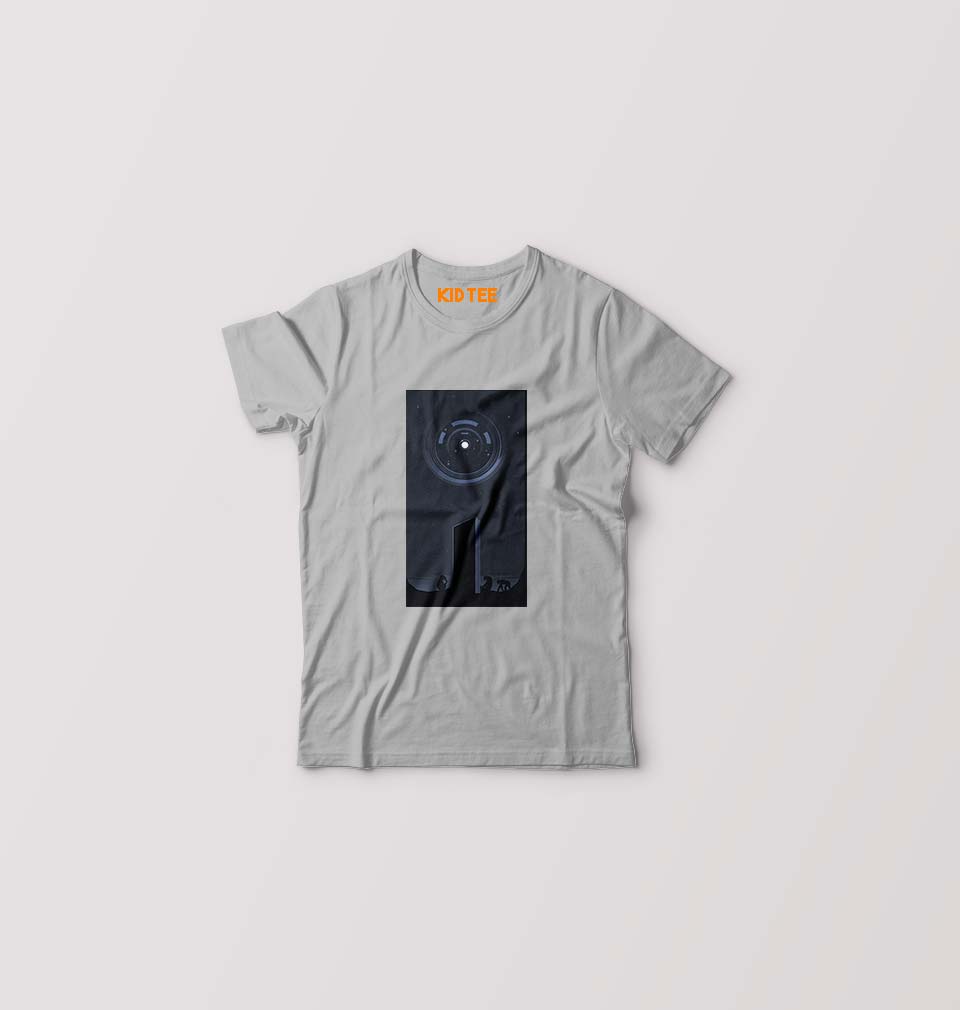 2001 A Space Odyssey Kids T-Shirt for Boy/Girl-Grey-Ektarfa.online