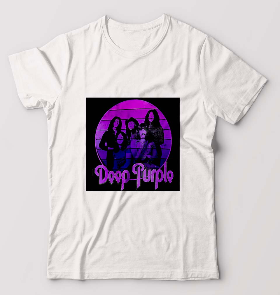 Deep Purple T-Shirt for Men-White-Ektarfa.online