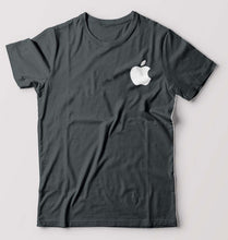 Load image into Gallery viewer, Apple T-Shirt for Men-S(38 Inches)-Steel grey-Ektarfa.online
