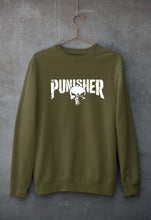 Load image into Gallery viewer, Punisher Unisex Sweatshirt for Men/Women-Olive Green-Ektarfa.online
