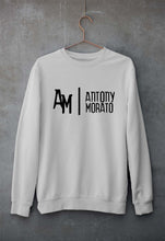 Load image into Gallery viewer, Antony Morato Unisex Sweatshirt for Men/Women-S(40 Inches)-Grey Melange-Ektarfa.online
