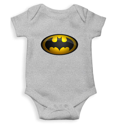 Batman Kids Romper For Baby Boy/Girl-0-5 Months(18 Inches)-Grey-Ektarfa.online