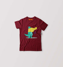 Load image into Gallery viewer, Crocodile Kids T-Shirt for Boy/Girl-maroon-Ektarfa.online
