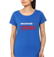 Load image into Gallery viewer, Avengers Whatever it Takes T-Shirt for Women-Royal Blue-Ektarfa.online
