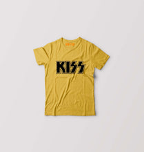 Load image into Gallery viewer, Kiss Rock Band Kids T-Shirt for Boy/Girl-Golden Yellow-Ektarfa.online
