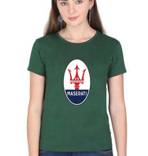 Load image into Gallery viewer, Maserati T-Shirt for Women-Dark Green-Ektarfa.online
