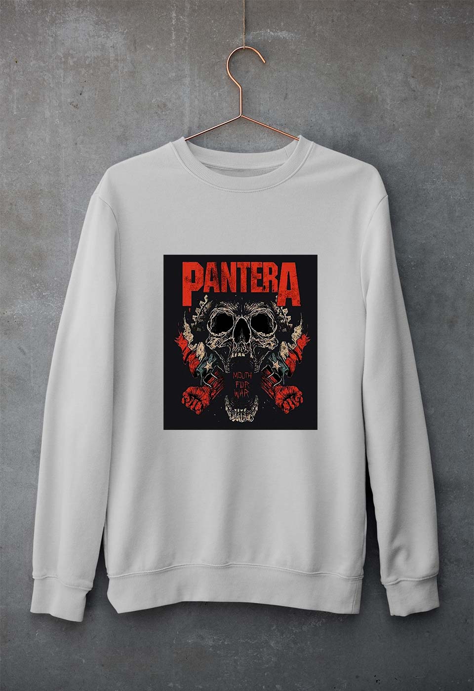 Pantera Unisex Sweatshirt for Men/Women-Grey Melange-Ektarfa.online