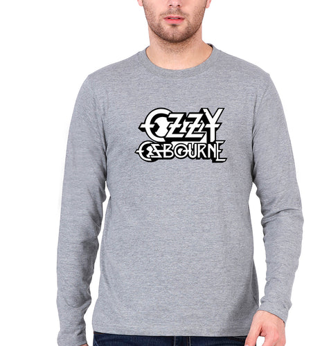 Ozzy Osbourne Full Sleeves T-Shirt for Men-Grey Melange-Ektarfa.online