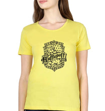 Load image into Gallery viewer, Hufflepuff Harry Potter T-Shirt for Women-XS(32 Inches)-Yellow-Ektarfa.online

