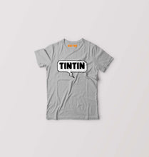 Load image into Gallery viewer, Tintin Kids T-Shirt for Boy/Girl-Grey-Ektarfa.online

