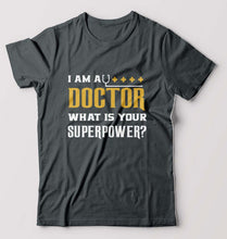 Load image into Gallery viewer, Doctor T-Shirt for Men-Steel grey-Ektarfa.online
