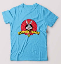 Load image into Gallery viewer, Looney Tunes T-Shirt for Men-S(38 Inches)-Light Blue-Ektarfa.online
