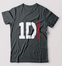 Load image into Gallery viewer, One Direction T-Shirt for Men-S(38 Inches)-Steel grey-Ektarfa.online
