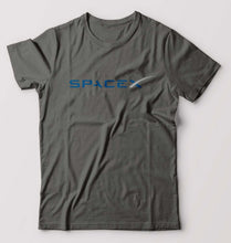 Load image into Gallery viewer, SpaceX T-Shirt for Men-S(38 Inches)-Charcoal-Ektarfa.online
