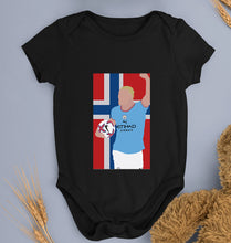 Load image into Gallery viewer, Erling Haaland Kids Romper For Baby Boy/Girl-0-5 Months(18 Inches)-Black-Ektarfa.online
