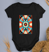 Load image into Gallery viewer, Psychedelic Peace and Love Kids Romper For Baby Boy/Girl-Black-Ektarfa.online
