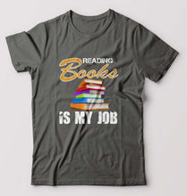 Load image into Gallery viewer, Books T-Shirt for Men-Charcoal-Ektarfa.online
