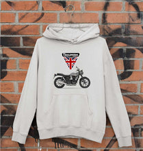 Load image into Gallery viewer, Triumph Motorcycles Unisex Hoodie for Men/Women-S(40 Inches)-Grey Melange-Ektarfa.online
