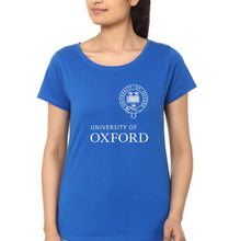 Load image into Gallery viewer, University of Oxford T-Shirt for Women-Royal Blue-Ektarfa.online
